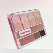 ProtoClinical k-beauty pink and brown beauty product silhouette with pale aqua side tones on a light background.
