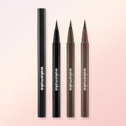 ProtoClinical k-beauty WAKEMAKE Any Proof Pen Eyeliner 0.5g (3colors) square eyeliner graphic with warm gray and peach tones on a light background