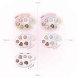 BBIA Last Eye Palette 5g (5colors) by ProtoClinical shown in a detailed palette graphic with color story panels and branded packaging, highlighting a k-beauty eye makeup routine.
