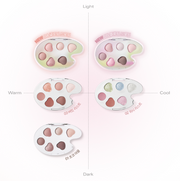 BBIA Last Eye Palette 5g (5colors) by ProtoClinical shown in a detailed palette graphic with color story panels and branded packaging, highlighting a k-beauty eye makeup routine.