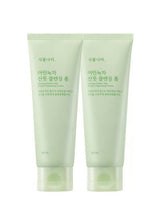 ProtoClinical k-beauty Shingmulnara Young Green Tea Fresh Cleansing Foam 120ml+120ml single upright pale green cleansing foam tube on a light background.