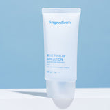 ProtoClinical k-beauty soft blue beauty graphic with a pale vertical center on a light blue background.