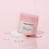 ProtoClinical k-beauty soft pink beauty graphic with a muted vertical mauve center on a pale background.