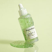 ProtoClinical k-beauty ongredients AC Balancing Serum 50ml as a single pale green serum bottle centered upright on a light green background