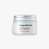 ProtoClinical k-beauty ongredients Slow Aging Cream 50ml in a light blue cream jar with a silver lid, front-facing on a pale gray background