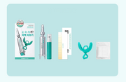 ProtoClinical k-beauty aqua product packaging on a clean white background.