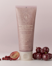 HEVEBLUE Red Bean Pore Cleansing Foam texture and formula detail