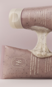 HEVEBLUE Red Bean Pore Cleansing Foam 100ml presentation graphic
