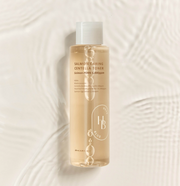 ProtoClinical k-beauty tall beige beauty bottle silhouette on a light background.