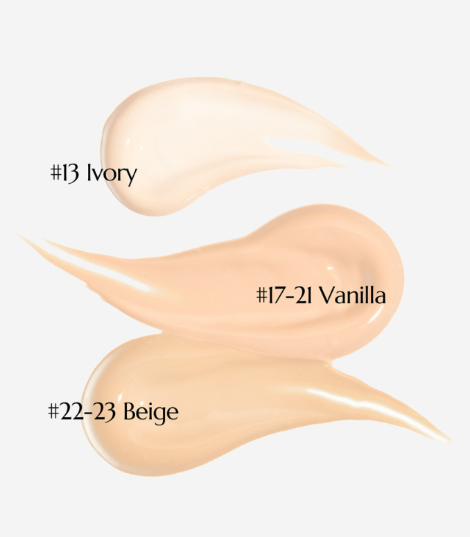 ProtoClinical k-beauty warm beige beauty product on a white background with pale blue accents.