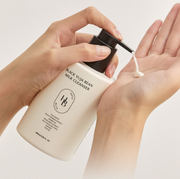 ProtoClinical k-beauty grouped beauty product packaging with warm beige and pale pink tones on a light background.