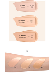 ProtoClinical k-beauty peach and cream beauty product silhouette centered on a pale pink background.