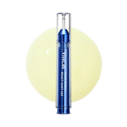 ProtoClinical k-beauty pale gray beauty graphic with a darker vertical center and soft green side tones.