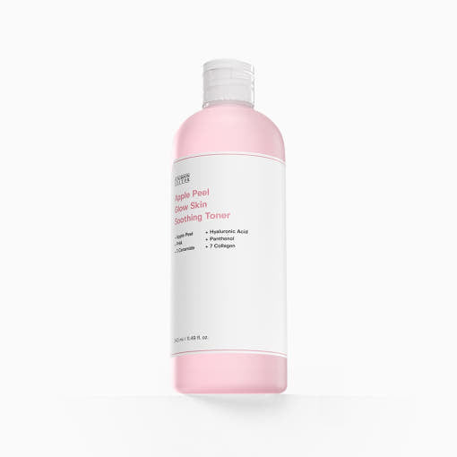 ProtoClinical k-beauty SUNGBOON EDITOR Apple Peel Glow Skin Soothing Toner 340ml single toner package centered on a clean white background