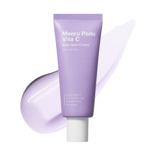 ProtoClinical k-beauty SUNGBOON EDITOR Meoru Podo Vita C Dark Spot Cream 50ml (Tube Type) single cream tube centered on a clean white background