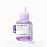 ProtoClinical k-beauty SUNGBOON EDITOR Muscat Grape Vita C Dark Spot Ampoule 40ml single ampoule package centered on a clean white background