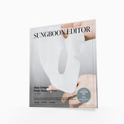 ProtoClinical k-beauty SUNGBOON EDITOR Deep Collagen Power Boosting Mask 37g X 4ea single light gray sheet mask pouch centered on a pale cream background