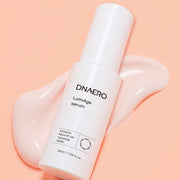 ProtoClinical k-beauty bravity DNAERO LumiAge Serum 35ml shown as a single gray bottle with a broad base upright on a white background