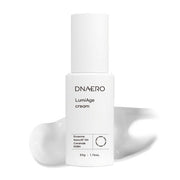 ProtoClinical k-beauty bravity DNAERO LumiAge Cream 50g shown as a single gray bottle with a broad base upright on a white background