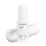 ProtoClinical k-beauty bravity DNAERO LumiAge Serum 35ml shown as a single gray bottle with a broad base upright on a white background