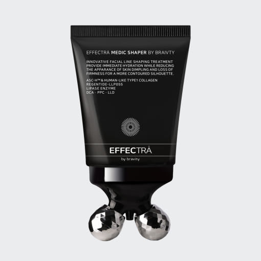 ProtoClinical k-beauty gray and green beauty product packaging on a light background.