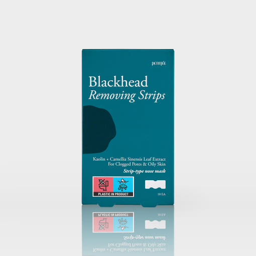 ProtoClinical k-beauty PETITFEE Blackhead Removing Strips 10ea single front-facing package with visible front label details