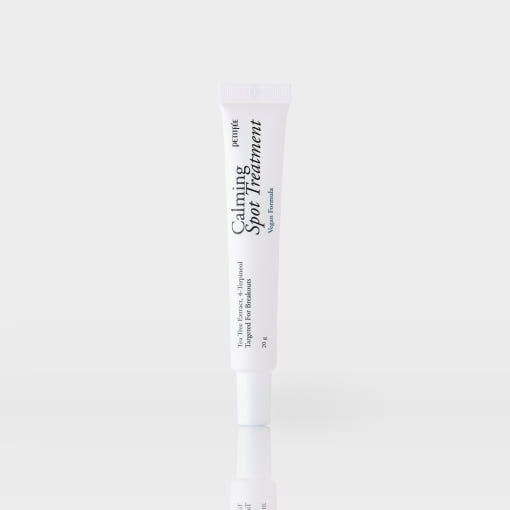 ProtoClinical k-beauty PETITFEE Calming Spot Treatment 20g single spot treatment package shown upright on a clean white background