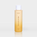 ProtoClinical k-beauty PETITFEE Beautifying Toner 150ml single upright toner bottle centered on a pale background with warm beige center and light blue side accents