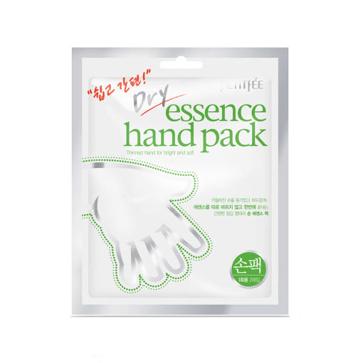 ProtoClinical k-beauty PETITFEE Dry Essence Hand Pack 7g X 10pair (20ea) single front-facing hand pack packet with visible front label on a light background
