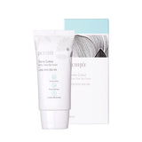 ProtoClinical k-beauty PETITFEE Snow Lotus White Tone Up Cream 50ml single pale blue cream tube standing upright on a light background with soft white side shading