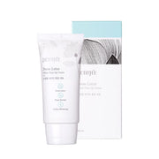 ProtoClinical k-beauty PETITFEE Snow Lotus White Tone Up Cream 50ml single pale blue cream tube standing upright on a light background with soft white side shading