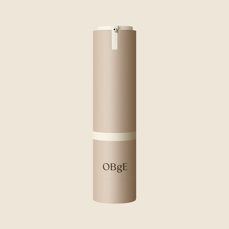 ProtoClinical k-beauty OBgE Natural Cover Lotion SPF50+ PA++++ 50g dark and beige product packaging centered on a clean white background