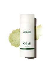 ProtoClinical k-beauty OBgE Blackhead Scrub Balm 20g single angled beige scrub balm packaging on a light background.