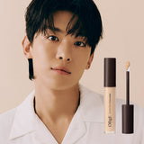 ProtoClinical k-beauty OBgE Scene Steal Concealer #Light Beige single concealer package on a light background in a square product shot