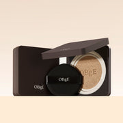 ProtoClinical k-beauty OBgE Perfect Homme Cushion SPF50+ PA+++ 15g (3colors) dark square product packaging centered on a light gray background