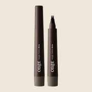ProtoClinical k-beauty OBgE Magic Tattoo Brow 2ml #Natural Gray single dark brow pen standing upright with pale side shading on a light background
