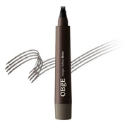 ProtoClinical k-beauty OBgE Magic Tattoo Brow 2ml #Natural Gray multiple slim brow pen views side by side with a darker center pen on a light background