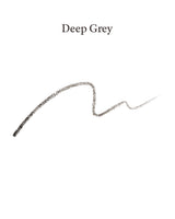 ProtoClinical k-beauty OBgE Easy Pencil Brow 0.08g (2colors) Deep Grey shade card with a single curved gray brow-pencil swatch on an off-white background
