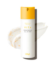ProtoClinical k-beauty OBgE Vita Brightening All In One 150ml single beige bottle centered on a white background with pale blue side accents