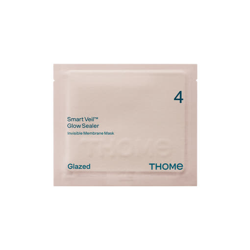 ProtoClinical k-beauty warm beige beauty product packaging on a light background with pale blue side accents.