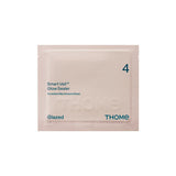 ProtoClinical k-beauty warm beige beauty product packaging on a light background with pale blue side accents.