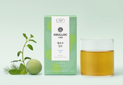 ProtoClinical k-beauty green and gold beauty graphic on a light background.