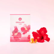 ProtoClinical k-beauty pale pink beauty product detail with a soft rose horizontal band on a light background.