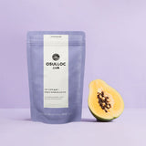ProtoClinical k-beauty pale lavender beauty detail with a dark plum lower center on a light background.