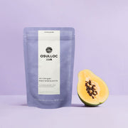 ProtoClinical k-beauty pale lavender beauty detail with a dark plum lower center on a light background.