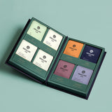 ProtoClinical k-beauty aqua beauty graphic with a dark horizontal center on a pale mint background.