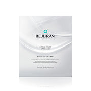 ProtoClinical k-beauty REJURAN Ampoule Infused Lifting Mask 28g X 4ea in a single light gray face mask pouch centered upright on a pale blue and white background
