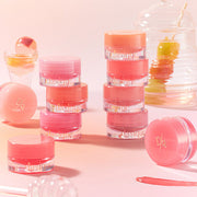ProtoClinical k-beauty dasique Fruity Lip Jam 4g #04 Apple Jam shown as a peach pink square lip jam packshot on a light background
