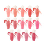 ProtoClinical k-beauty dasique Pure Water Lip Gloss 2.6g (14colors) displayed in a pale pink rectangular studio packshot with centered packaging