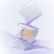 ProtoClinical k-beauty CLIO Kill Cover Mesh Blur Cushion SPF40 PA++ Set 15g+15g(Refill) (5colors) square cushion set packaging in pale blue and white tones on a light background